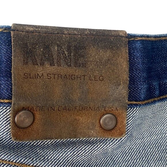 J Brand Men's Blue Kane Slim Straight Leg Distressed Denim Jeans US 33 - Picture 15 of 16